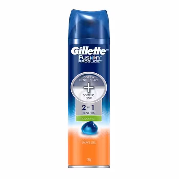 ژل اصلاح مردانه ژیلت سری Fusion proglide مدل GOOLING حجم 200 میلی لیتر