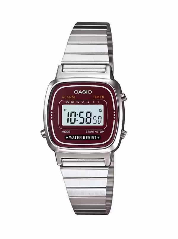 ساعت مچی دیجیتالی نوستالژی کاسیو مدل CASIO LA670WA-4DF