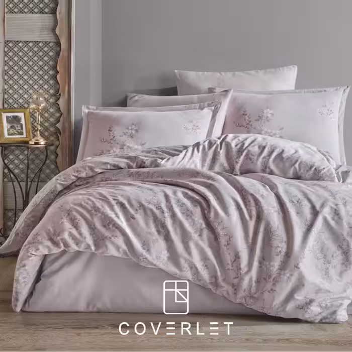 روتختی خاکی طرح گل دونفره کاوری مدل Silva