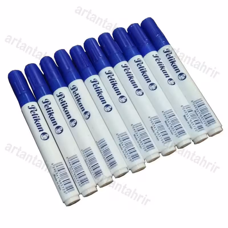 ماژیک وایت برد پلیکان سر تخت بسته 10 عددی