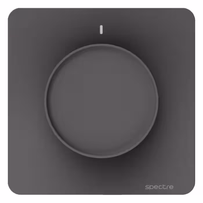 دیمر چرخشی هوشمند metis – خاکستری – Tuya – WiFi – L   N