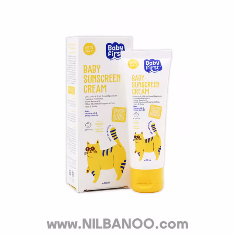 کرم ضدآفتاب کودکان بیبی فرست SPF30