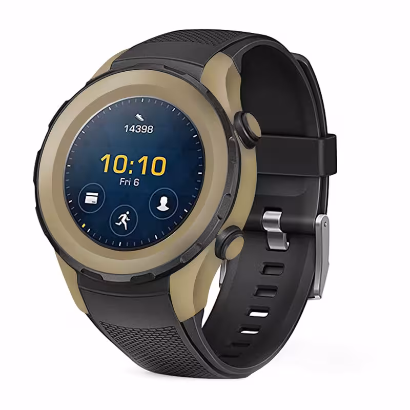 برچسب ماهوت طرح Matte-Gold مناسب برای ساعت هوشمند هوآوی Watch 2 | کالا برتری