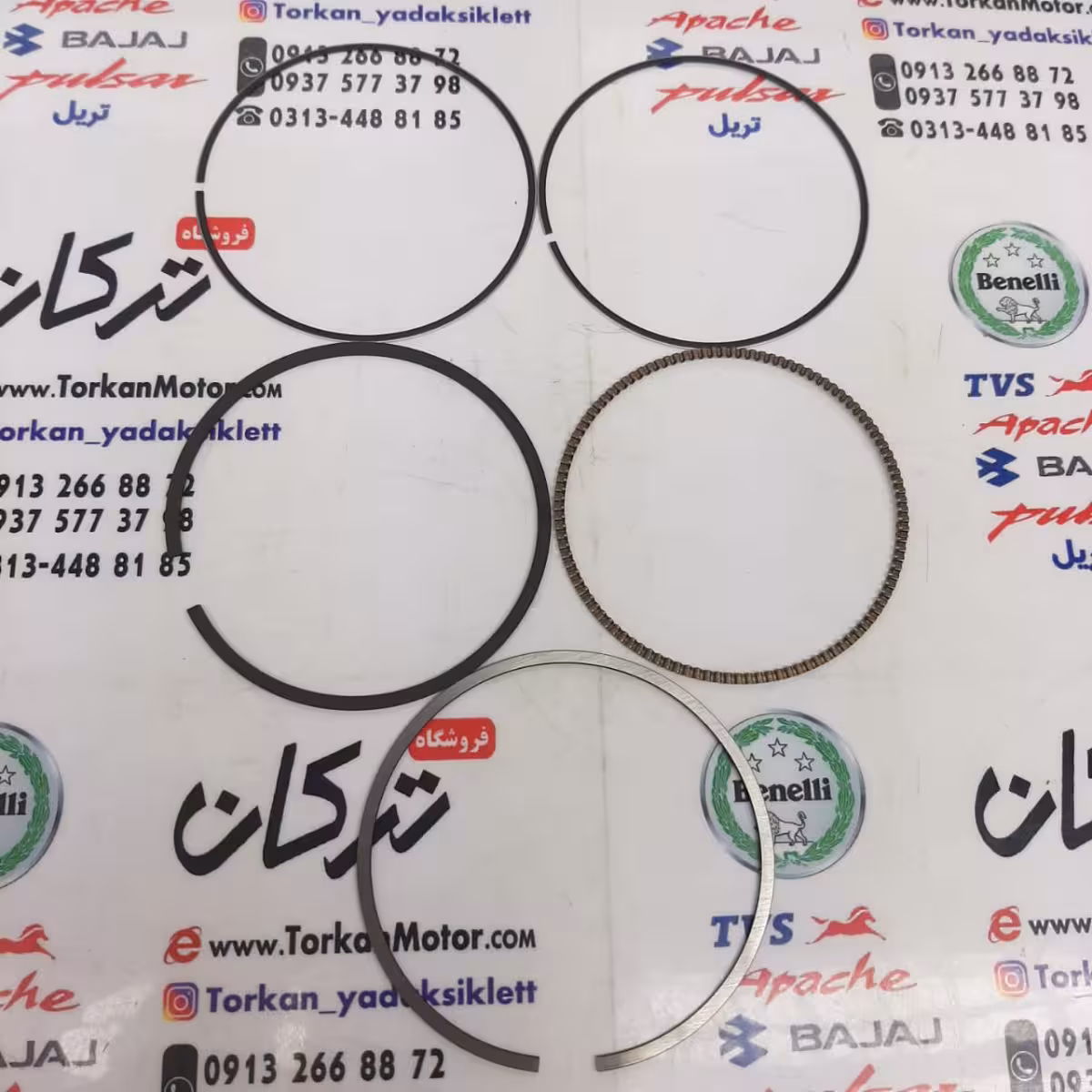رینگ تکی پیستون ( پستان ) موتور پالس 200 و 220 ( شماره 0/50 )