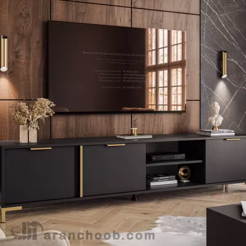 میز تی وی چوبی