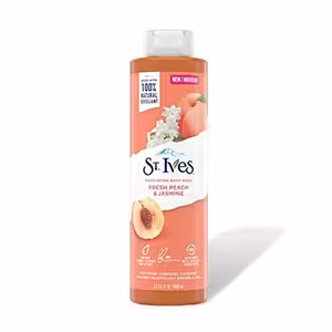 شامپو بدن اسکراب دار سنتیوز با عصاره هلو و یاسمن – St.Ives Exfoliating Fresh Peach & Jasmine Body Wash 650ml