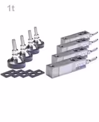 ست 4 تایی لودسل زمیک مدل H8C کلاس C3 ظرفیت 1 تن با پایه و لاتن