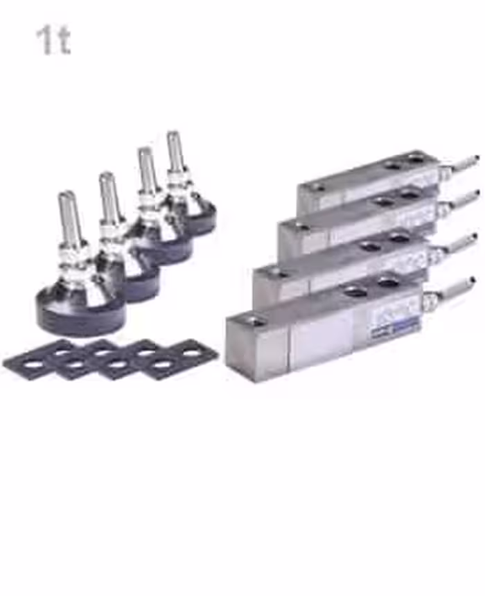 ست 4 تایی لودسل زمیک مدل H8C کلاس C3 ظرفیت 1 تن با پایه و لاتن