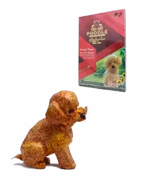 کاغذ جادویی 3 بعدی مدل سگ