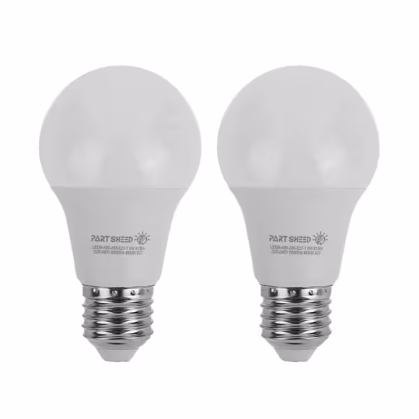 لامپ ال ای دی 9 وات پارت شید مدل Day Light پایه E-27 بسته 2 عددی