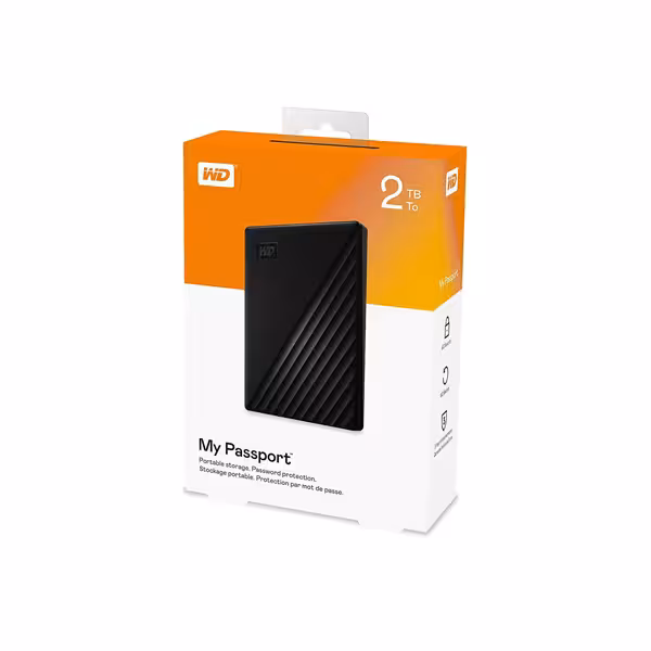 هارد اکسترنال وسترن دیجیتال مدل My Passport 2TB