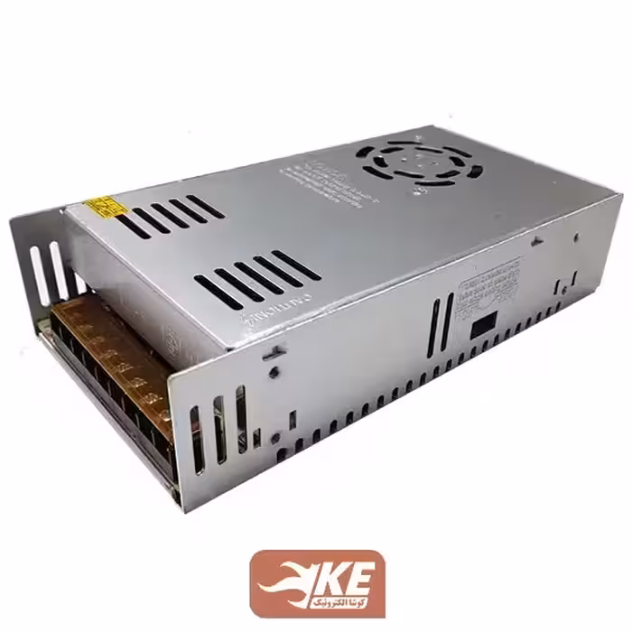 منبع تغذیه کف خواب 12 ولت 30 آمپر فن‌دار ادیسون مدل S-360-12