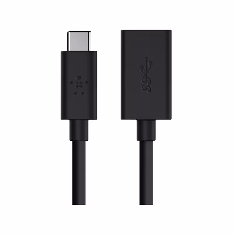 کابل USB-C به USB-A بلکین مدل F2CU036bt طول 15 سانتی متر