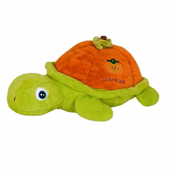 عروسک لاک پشت کدو حلوایی 45 سانتی متری