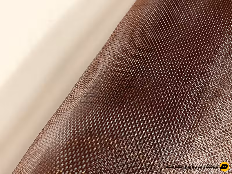 توری نازک رنگ قهوه ای