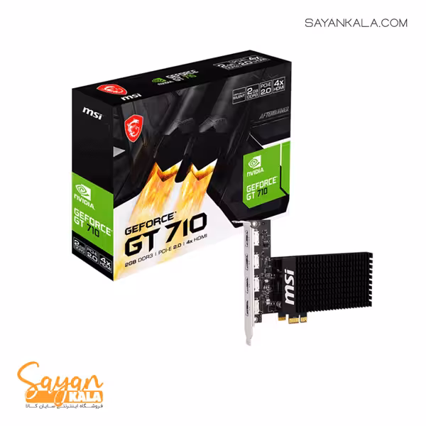 کارت گرافیک ام اس آی مدل Graphics Card MSI GeForce GT710 2GB 4HDMI