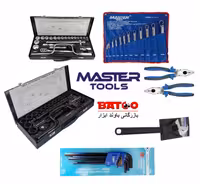 جعبه بکس 1/2درایو سفیدبا پولیش میکرو ساتن 24عددی (مسترتولز تایوان Master)