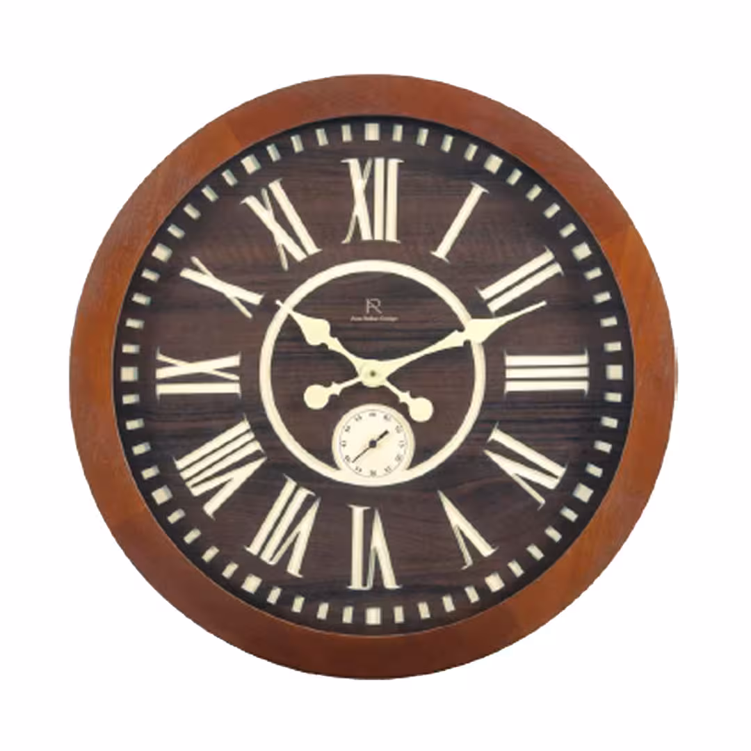 ساعت دیواری چوبی 5202