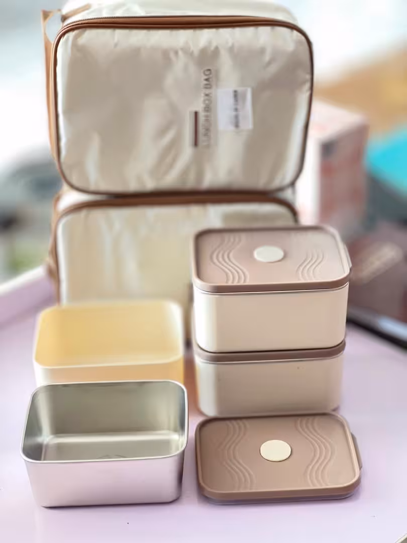 لانچ باکس کیفی سه ظرف