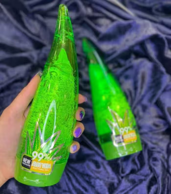 ژل ابرسان 99 درصد شاخکی آلوئه ورا همراه با سلفون پلمپ اورجینال