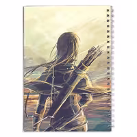 دفتر مشق گرافیکی دختر