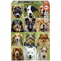 پازل 500 قطعه Educa طرح کلاژ سگ
