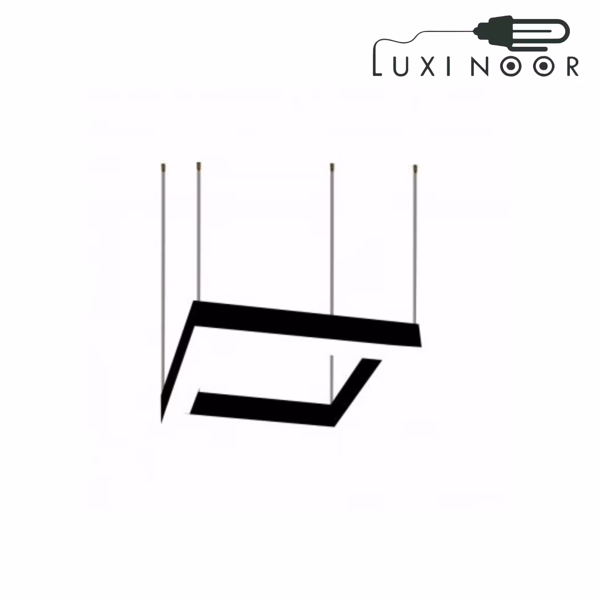 چراغ لاینر آویز مربع 1M  اف ای سی 120 وات -L5050SQ