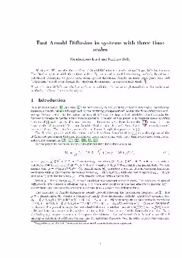خرید و دانلود نسخه کامل کتاب Fast Arnold diffusion in systems with three time scales