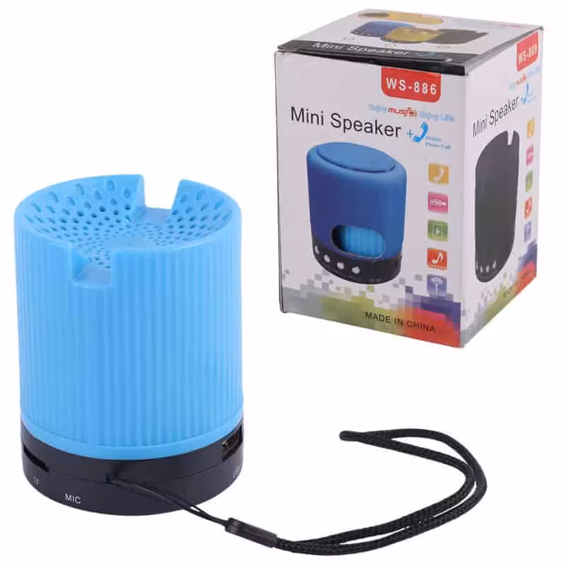 اسپیکر بلوتوثی رم و فلش خور Mini 886