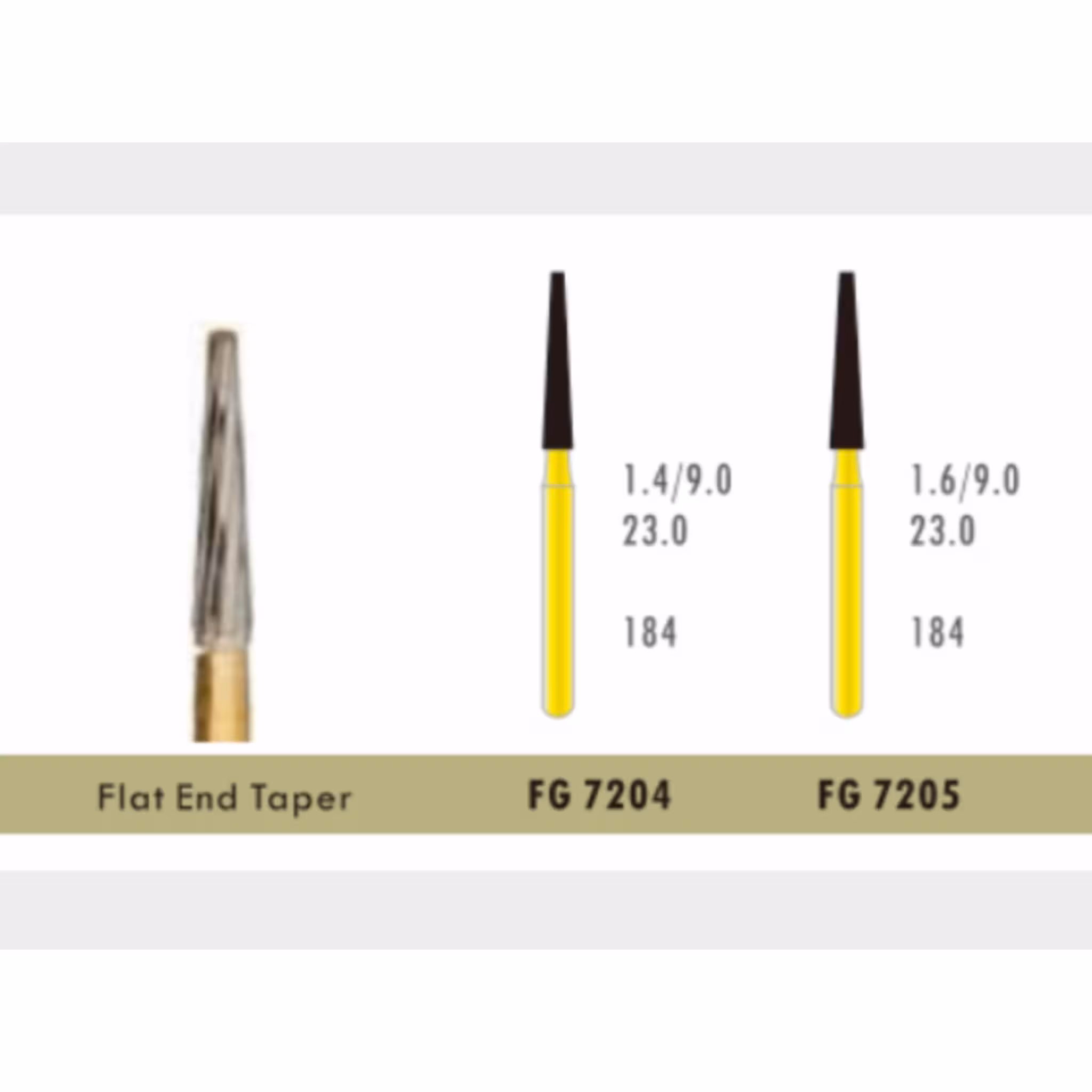 فرز کارباید ATD Flat End Taper