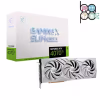 کارت گرافیک MSI RTX 4070 Ti GAMING X SLIM WHITE 12G
