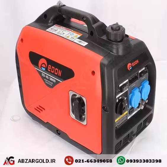 موتور برق بنزینی 3/8 کیلووات سایلنت ادون مدل ED-IG-3800