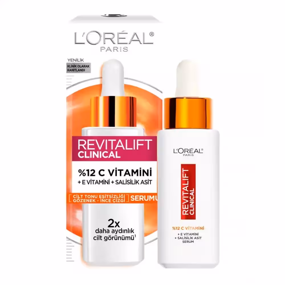 سرم ویتامین سی 12 درصد لورال Loreal مدل Revitalift Clinical حجم 30 میل