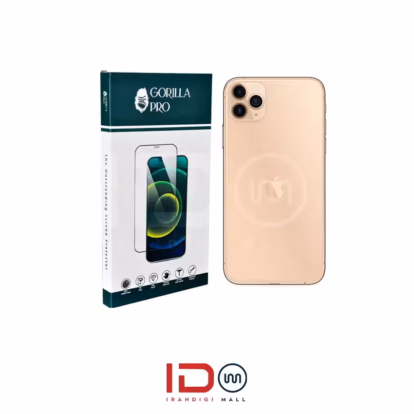 گلس و محافظ هیدروژلی (شفاف) بدنه گوشی اپل مدل iPhone 11 Pro Max