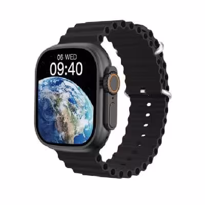 ساعت هوشمند 44 میلی متری گرین لاین مدل BS AUDIO ULTRA AMOLED بند سیلیکون