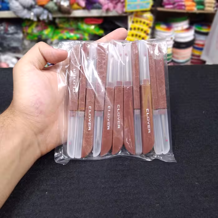 بشکاف و کاتر تیغه کربنی برند Clover بسته 12 عددی