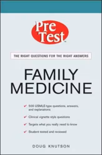 دانلود کتاب Family Medicine - Pretest Self-Assessment And Review (Pretest Clinical Science), 2007 - دانلود کتاب های دانشگاهی