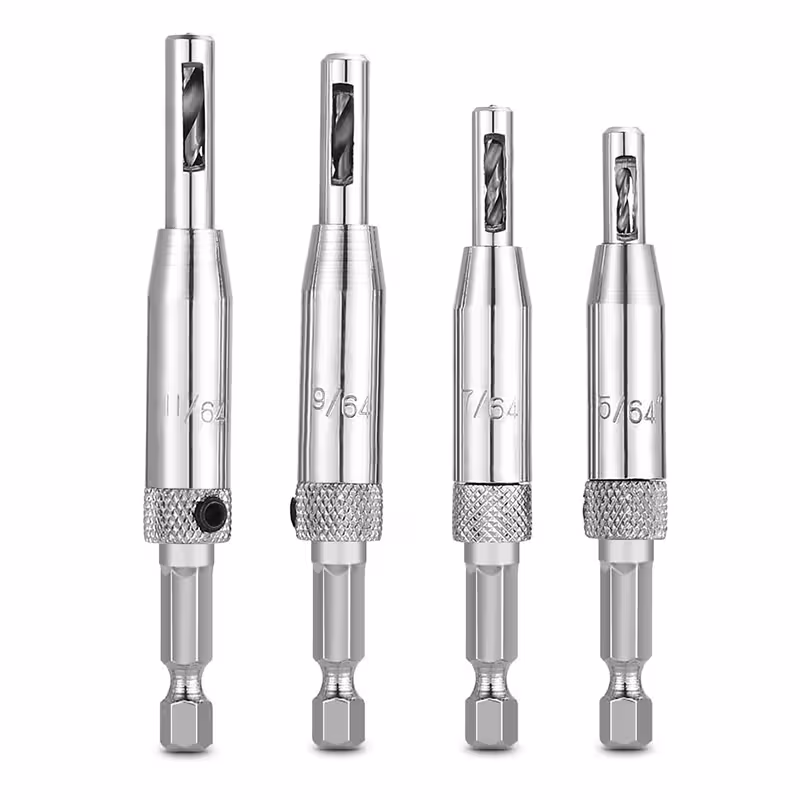 ست 4 عددی مته خزینه مخصوص لولای درب