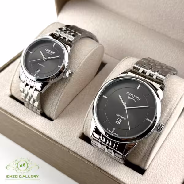 ساعت مچی سیتیزن ست مردانه زنانه فلزی جدید  ct 371