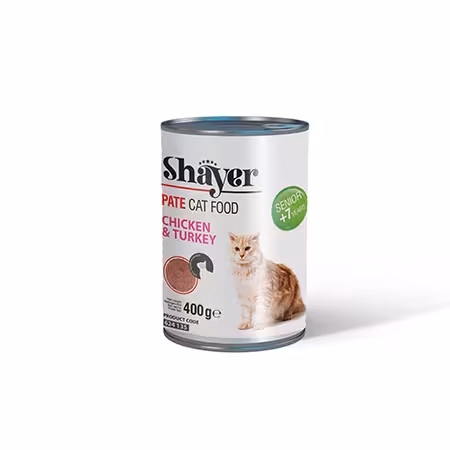 کنسرو سینیور گربه طعم مرغ و بوقلمون