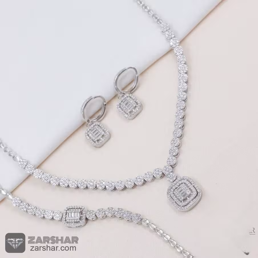 سرویس نقره عروس شیک و مجلسی امرالدکات ZS1206