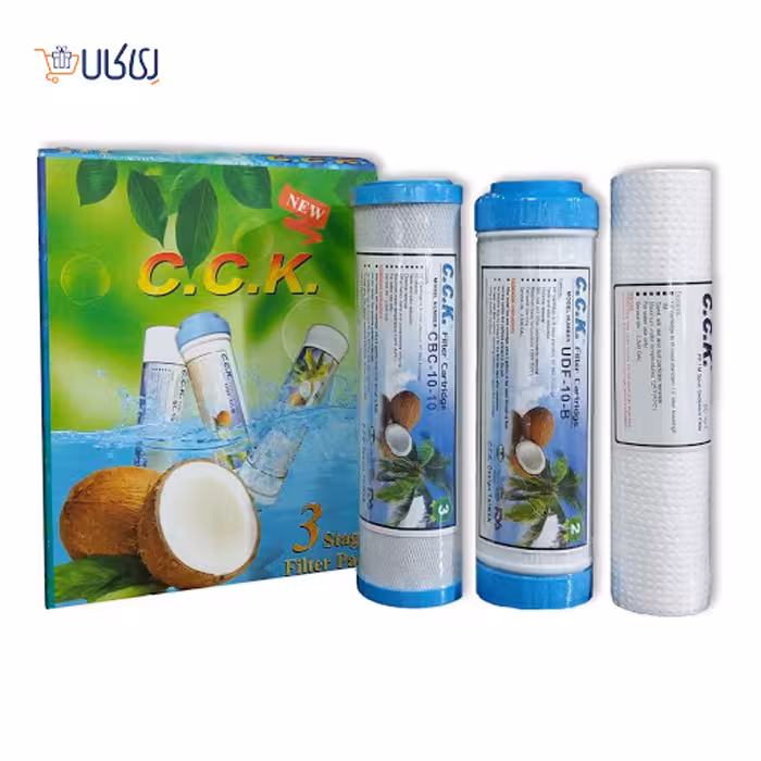 فیلتر دستگاه تصفیه آب خانگی سی سی کا مراحل 1،2،3 مجموعه 3 عددی