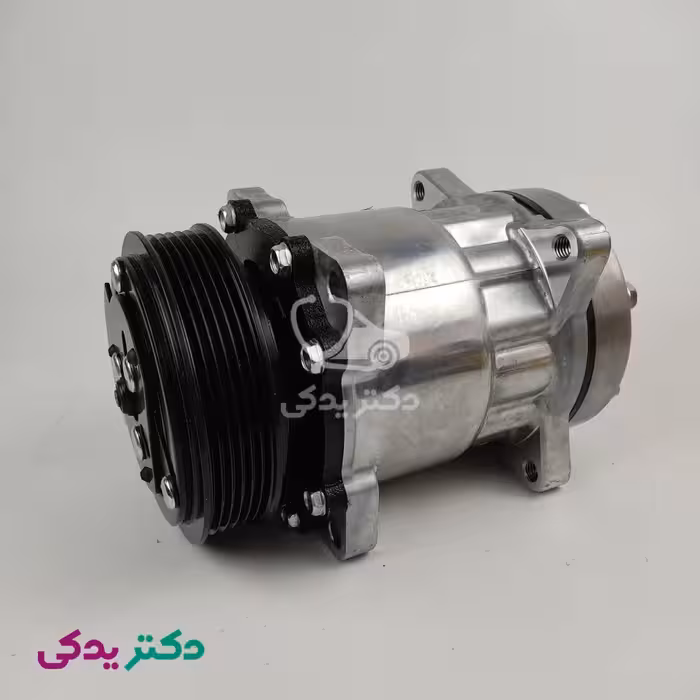 کمپرسور کولر پژو 405، پارس (پرشیا) و سمند ساندن SD7H15 مدل 8261 شرکتی ایساکو اصل 1480202001