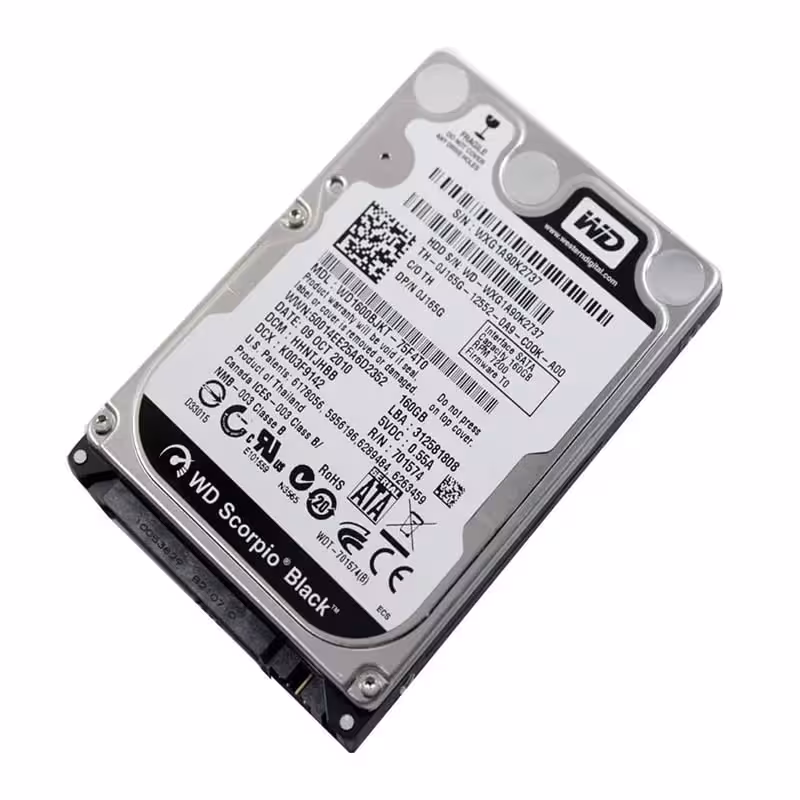 هارد دیسک لپ تاپ وسترن دیجیتال مدل Black WD5000LPLX-60ZNTT1 ظرفیت 500 گیگابایت