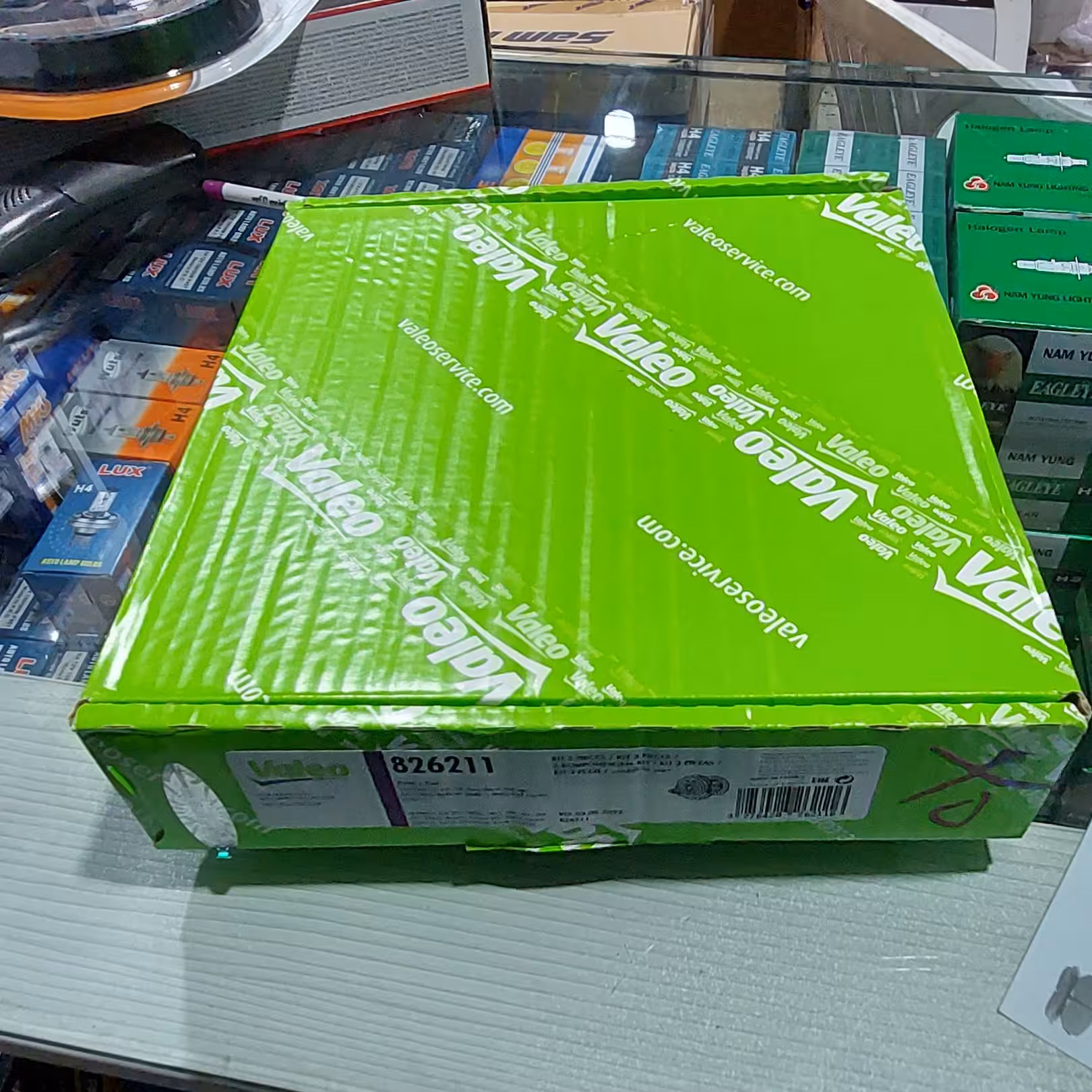 کیت کلاج ( دیسک و صفحه ) پژو 206 تیپ 5 و رانا  والئو سبز با لیبل هرینگتون فرانسه