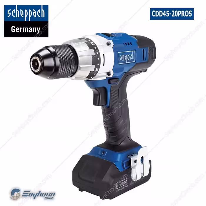 دریل پیچ گوشتی شارژی 20 ولت شپخ (بدون باتری و شارژر) مدل 5909222903 - CDD45-20ProS