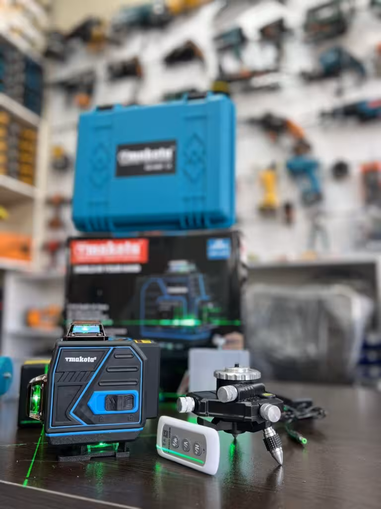 تراز لیزری 360 درجه 4 بعدی  ماکوتا نور سبز