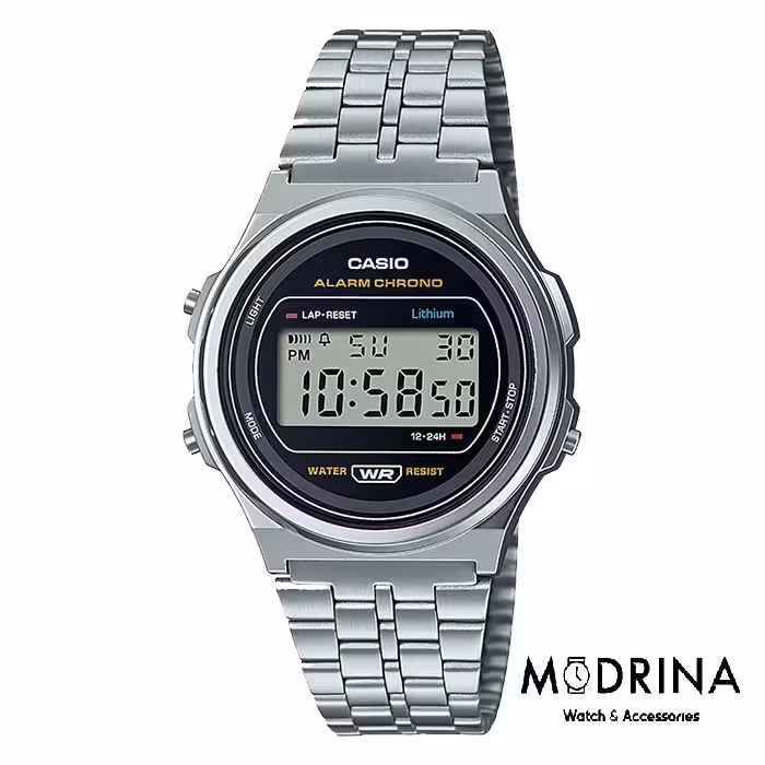 ساعت کاسیو CASIO A171WE-1ADF  ضمانت پزیترون