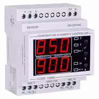 کنترل کننده دما و رطوبت THBN-100 – 15BN1 شیوا امواج