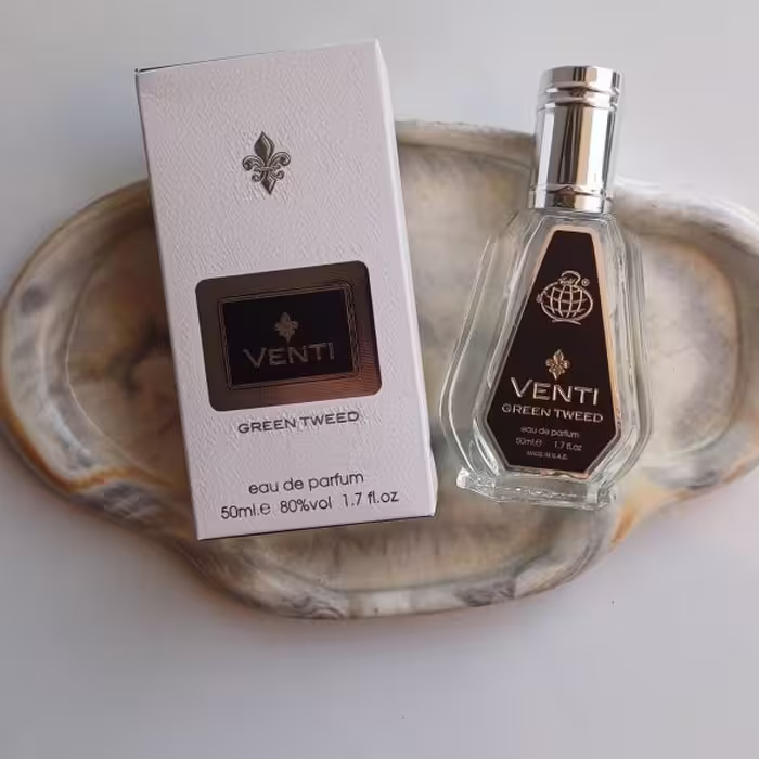ادکلن مردانه ونتی گرین تویید فرگرانس ورد 50 میل | Venti Green Tweed | مشابه گرین آیریش تویید